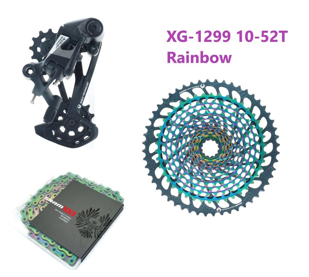 SRAM APEX 1×12 Eagle Mechanical Shifter/Rear Derailleur/CN/CS Groupset READ