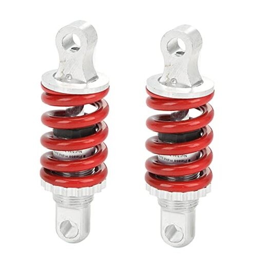 Shock Absorber, 100mm Rear Spring Assisted Shocks Absorbers, 2Pcs Adjustable
