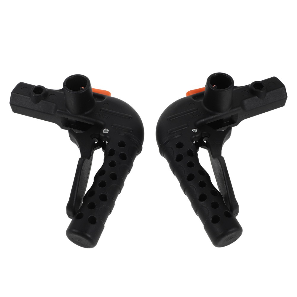1 Pair Wheelchair Brake Handle Kit Black Reusable Plastic Metal Ergonomic Design