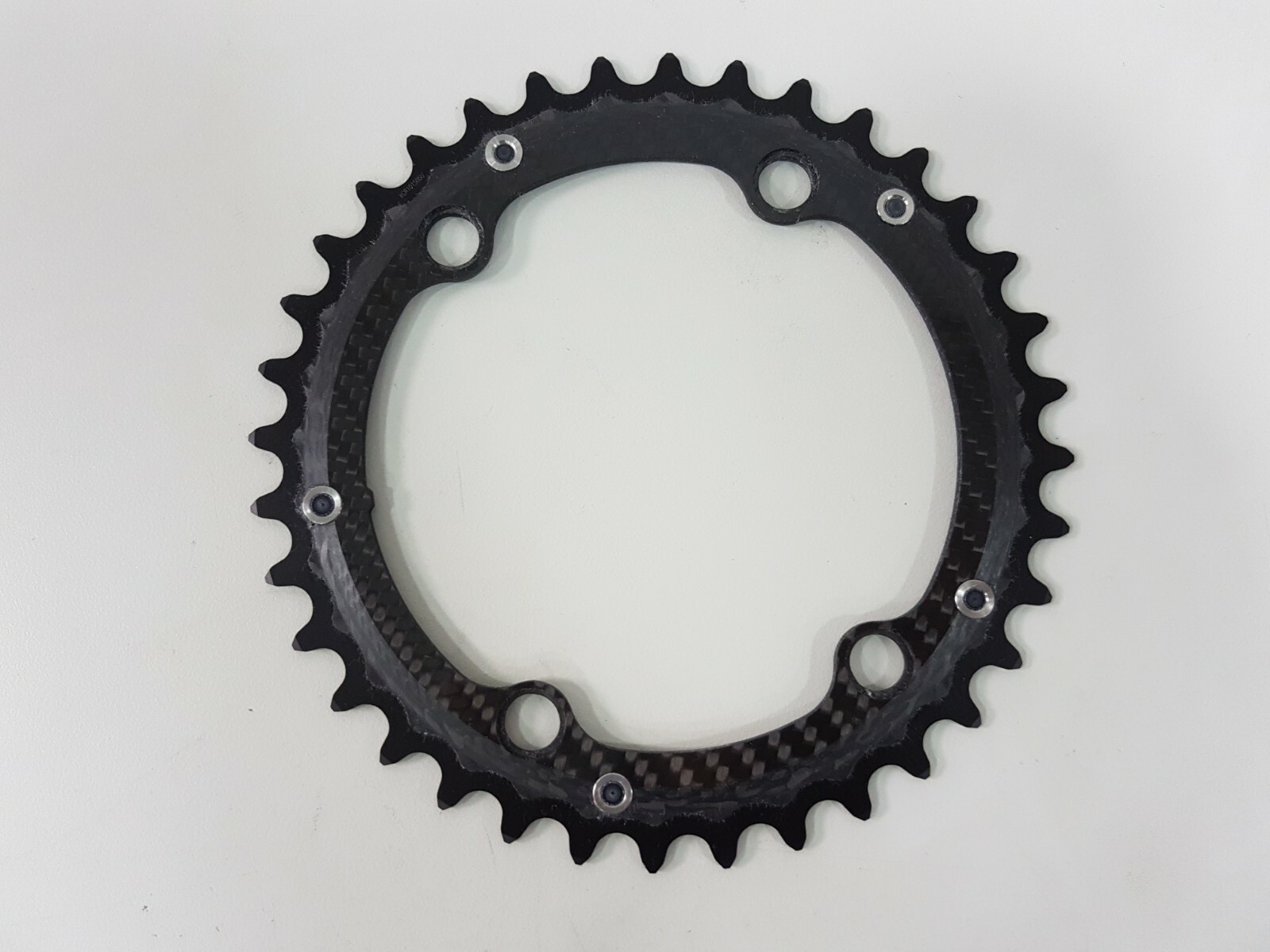 Carbon-Ti X-CarbonRing BCD110x4Bolt Road Inner Chainring Black (34T,36T,39T,40t)