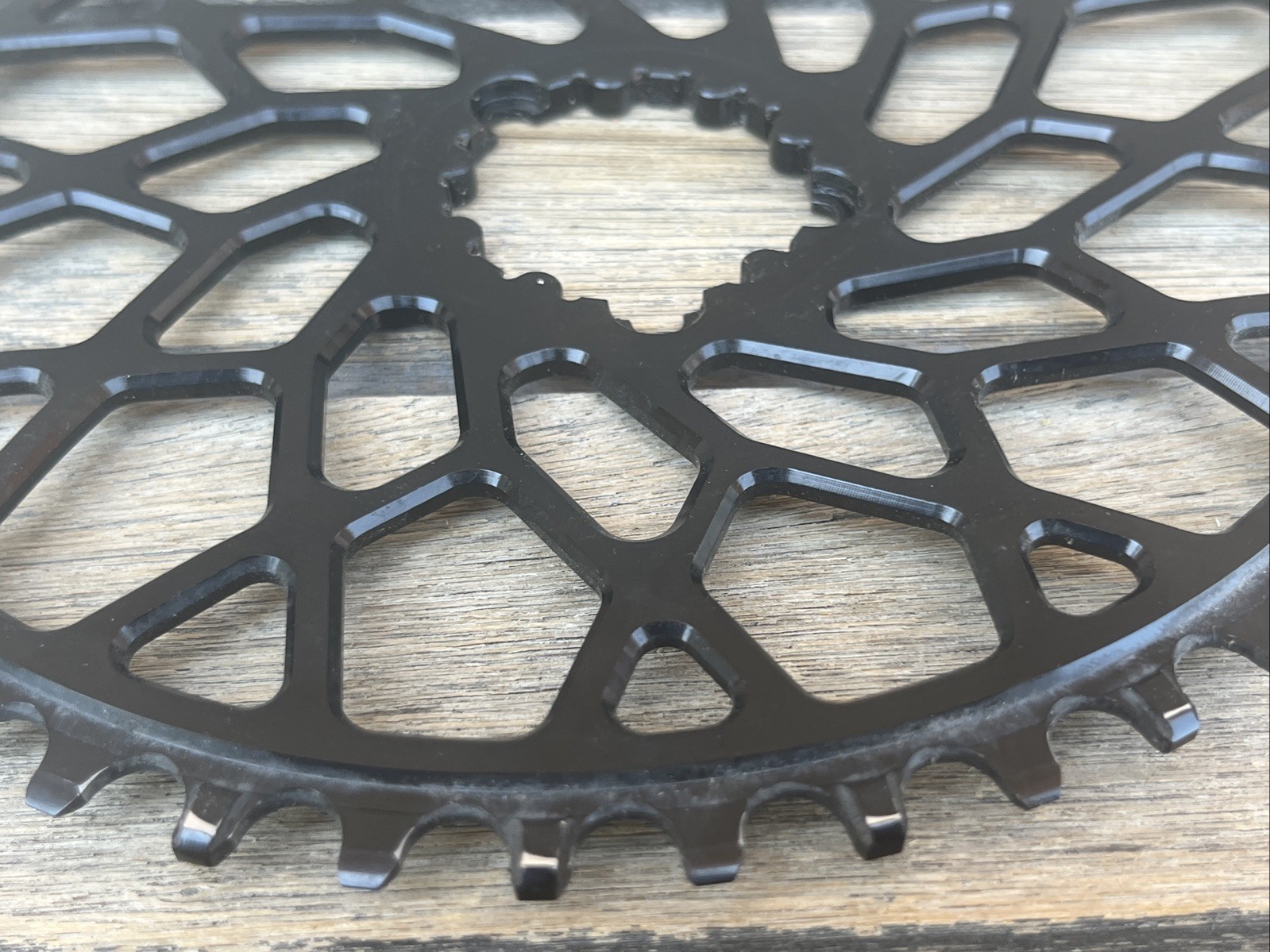 Absolte Black CX 1X OVAL chainring for Sram 3-Bolt direct mount cranks w/Box
