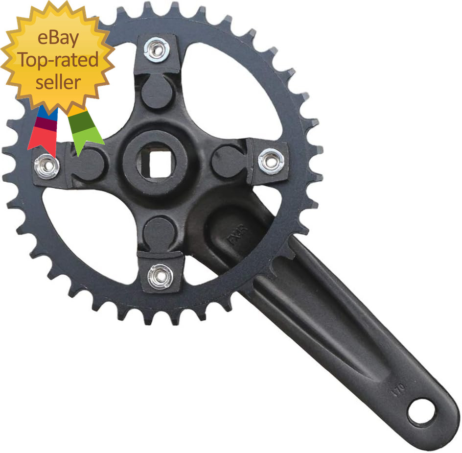 MTB Crank Arm Set 104 BCD Square Taper Mountain Bike Crankset 152Mm 165Mm 170Mm