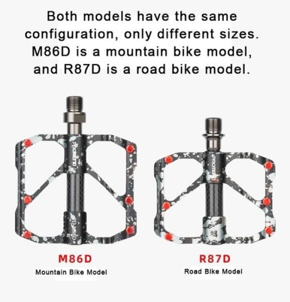 PROMEND Bicycle Riding Pedal Carbon Tube Sanpelin Colorful MTB Bicycle Pedal