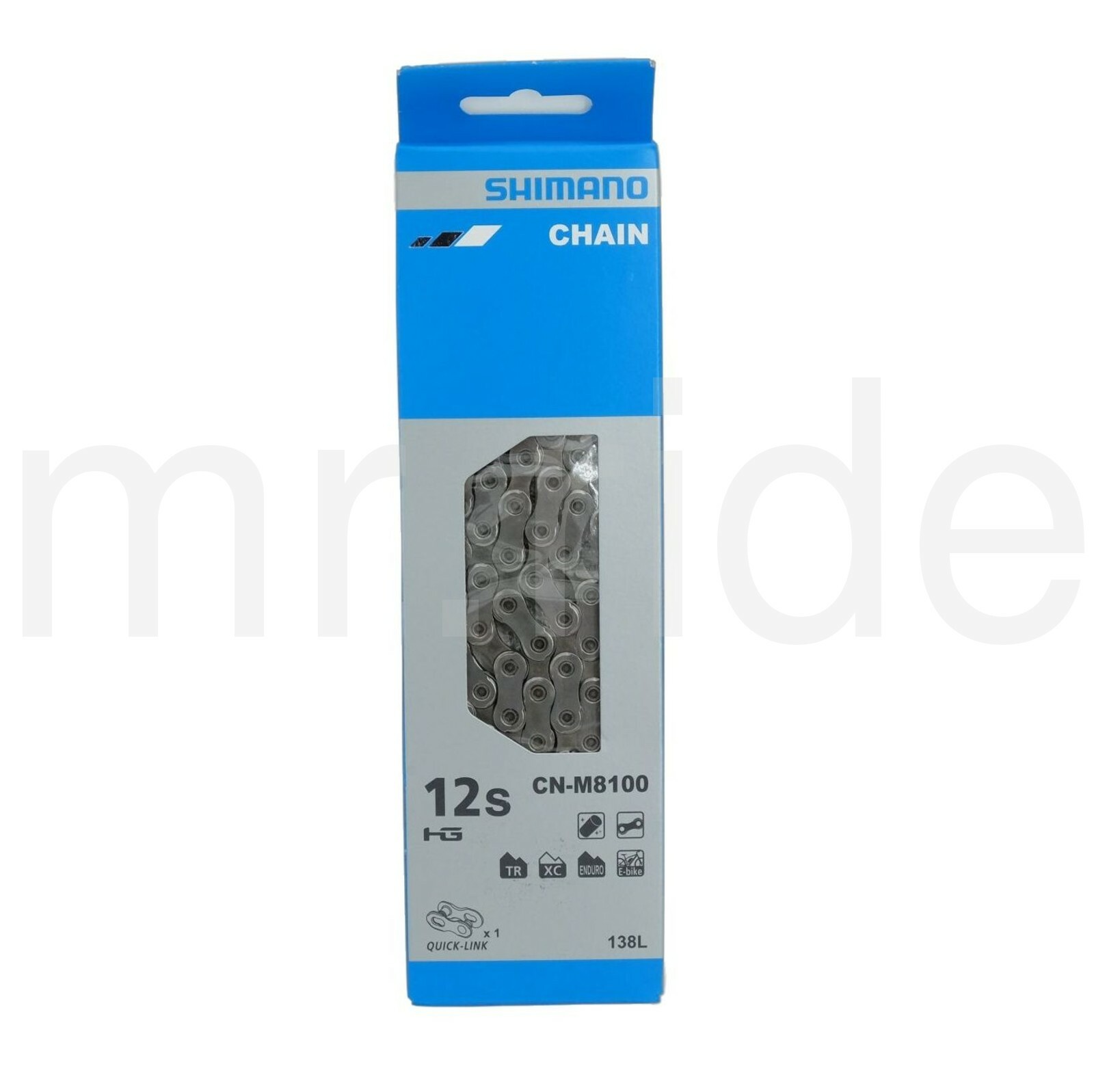 Shimano Deore XT CN-M8100 12 Speed 138 Links MTB Chain SIL-TEC W/ Quick link