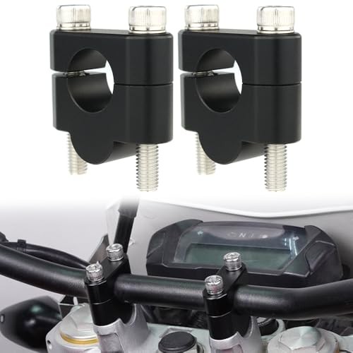 22mm Handlebar Risers 7/8» Motorcycle ATV Dirt Bike 20mm(0.78inch) Sand Black