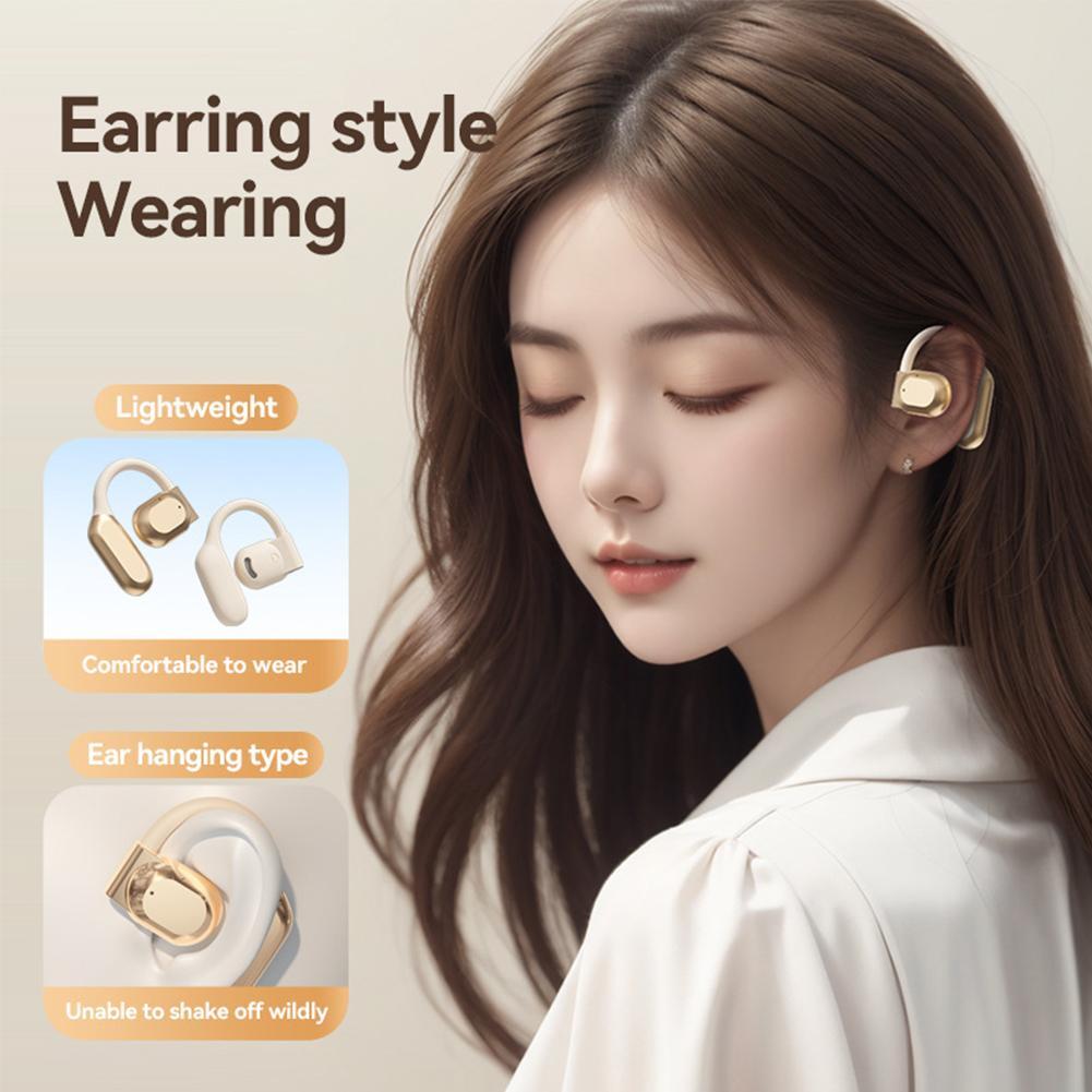 Real-Time AI Language Translator Earbuds Open Ear Bluetooth Translation Earphone