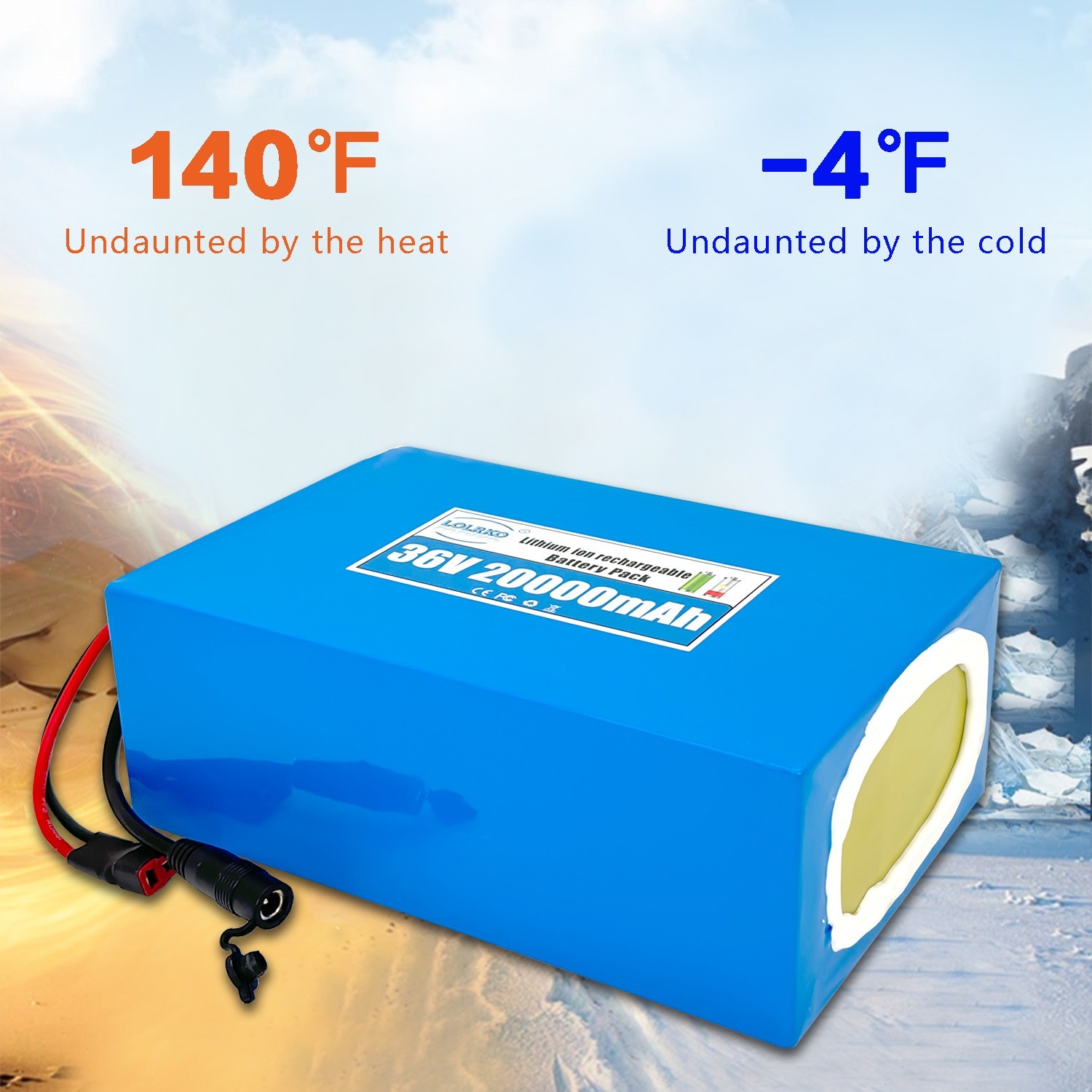 36V 20AH Battery for 200W-1000W Ebike Electric Bicycle Bike Scooter 30A BMS