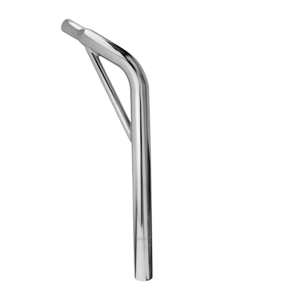 PRO+ 27.2MM STEEL SEATPOST LAYBACK SUPPORT MTB BMX CRUISER 7/8″SADDLE CHROME