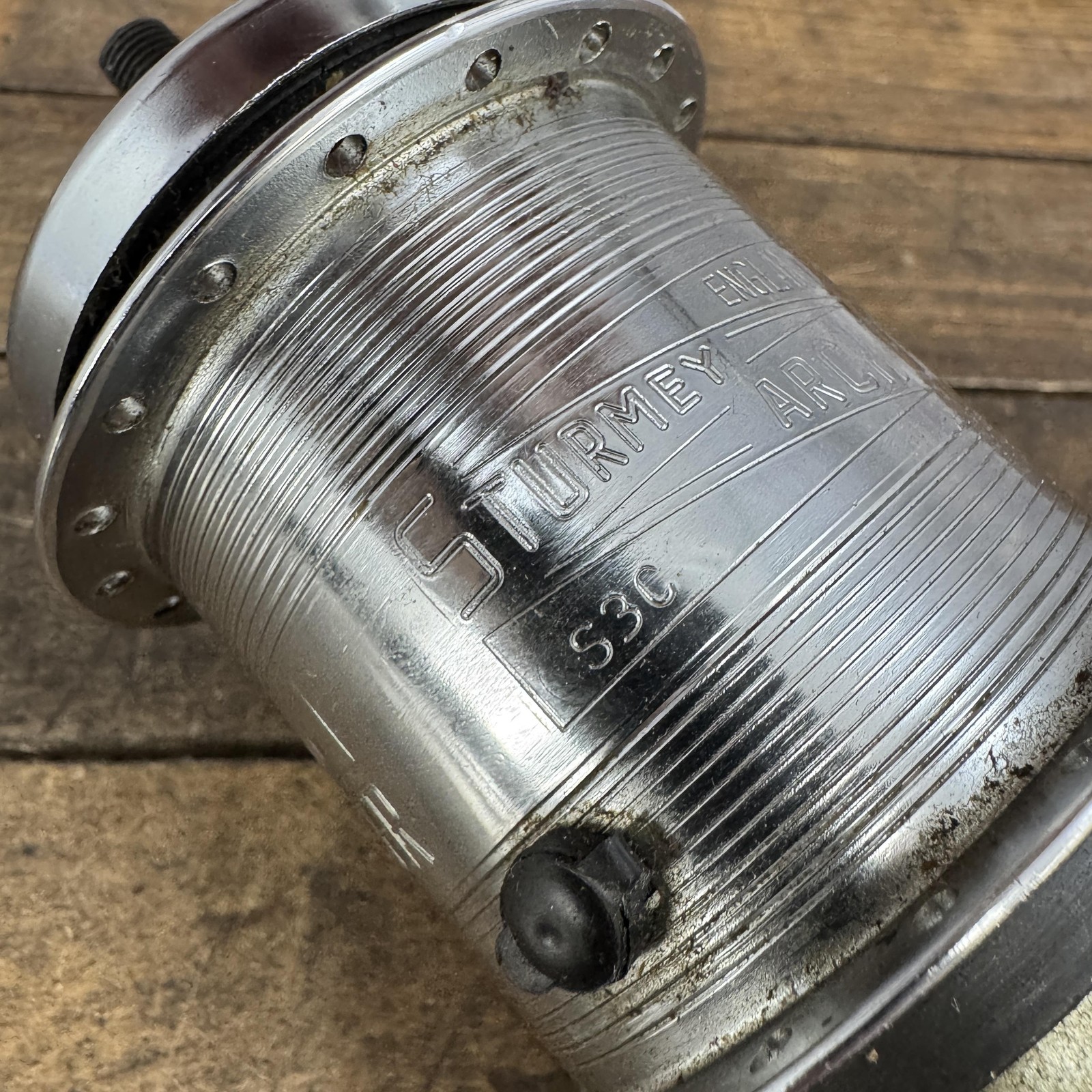 Vintage Sturmey Archer S3C 3 Speed Rear Hub Coaster Brake 36H Nutted England