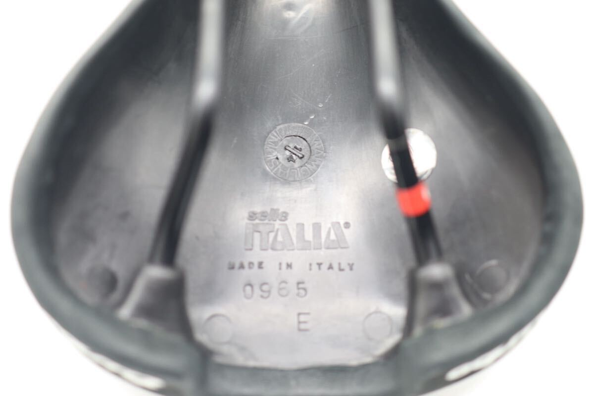 Selle Italia Turbo 1980 Black Leather Nubuck Saddle Classic Road MTB Made Italy