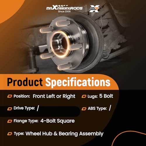 maXpeedingrods Front Wheel Bearing and Hub Assembly for Hyundai Nexo 513374