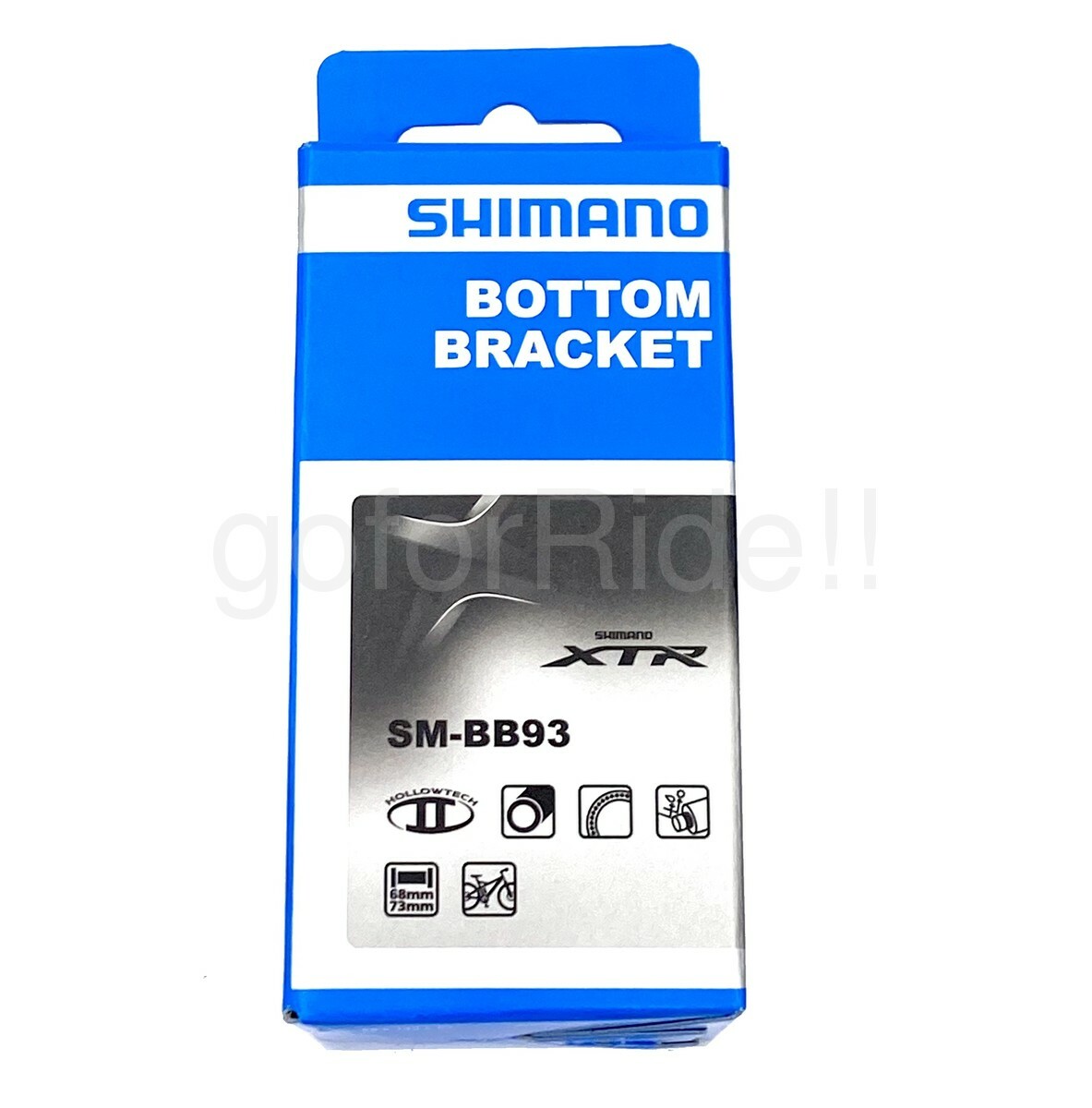 Shimano XTR Hollowtech II Bike Bottom Bracket SM-BB93 BSA 68/73-mm BSA Black