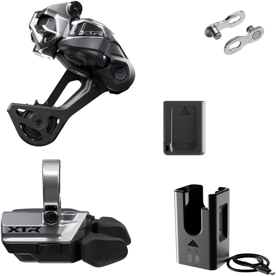 Shimano XTR M9250 Di2 Wireless 12-Speed MTB Upgrade Kit with Impact-Resistant