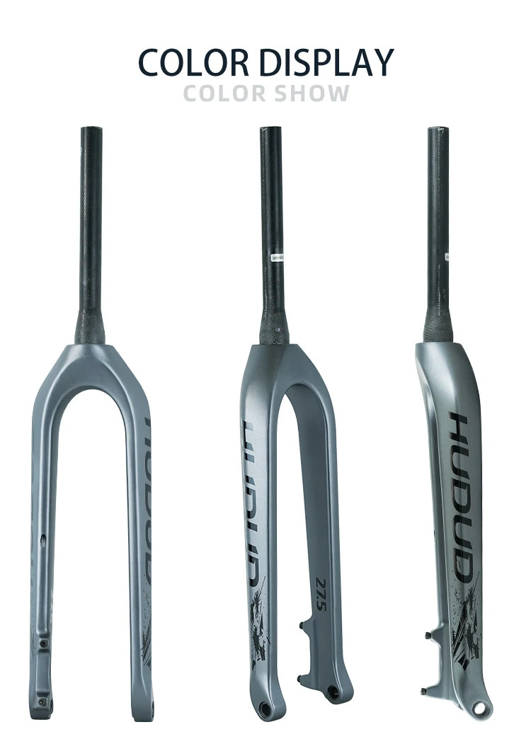 27.5/29 Inches Carbon MTB Fork Boost Thru Axle 15*110mm Tapered Internal Routing