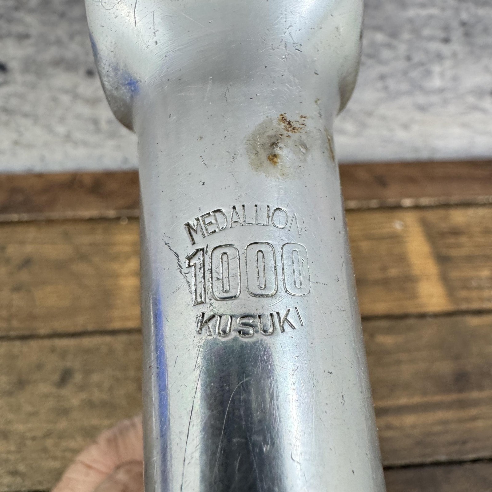 Vintage Kusuki Medallion 1000 Quill Stem 25.4 Mm Drillium 100 mm Road Bike 80s