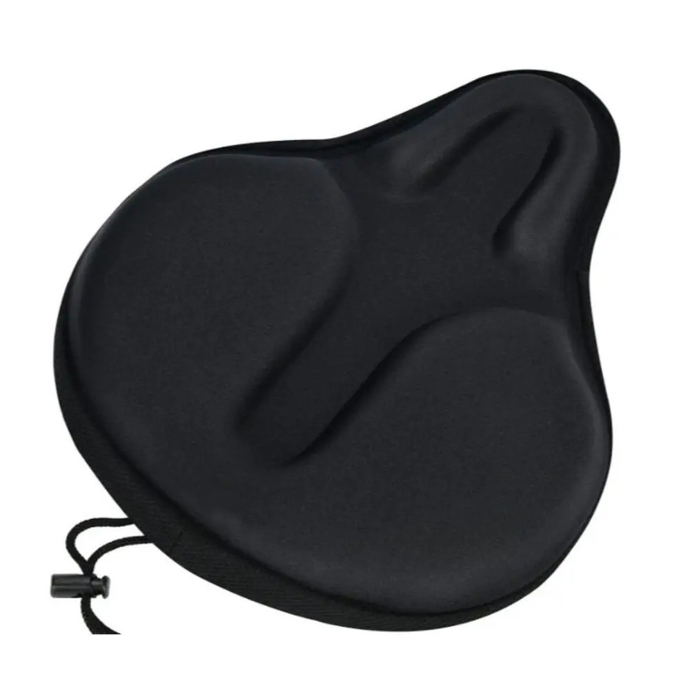 New Comfort Bike Seat Cushion Soft Gel Extra Wide Big Bum Bicycle Saddle Pad