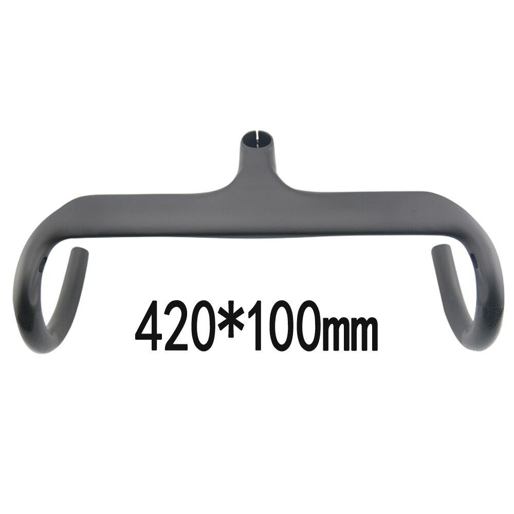 400/420/440mm Carbon Fiber Road Racing Bike Integrated Handlebar Drop 125mm