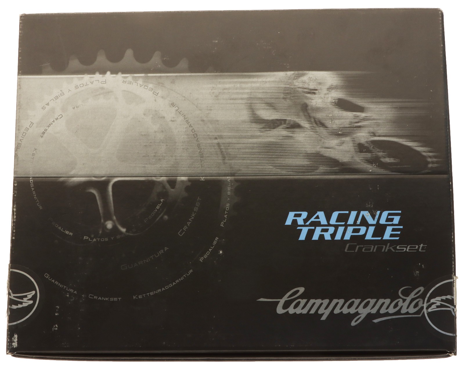 Campagnolo Racing T Crankset w/o Chainrings 170mm Length 135/74mm BCD NOS