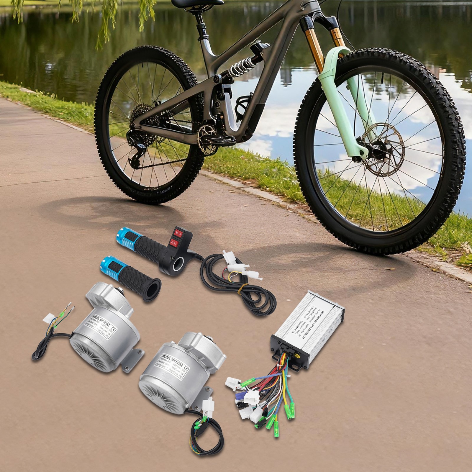 500W Electric Conversion Kit Electric Motor Controller W/ Reverse Throttle ?US