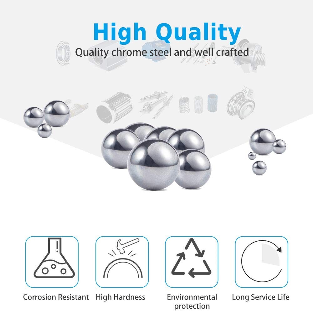 Versatile 600pcs Loose Bicycle Bearing Balls – Precision & Corrosion-Resistant