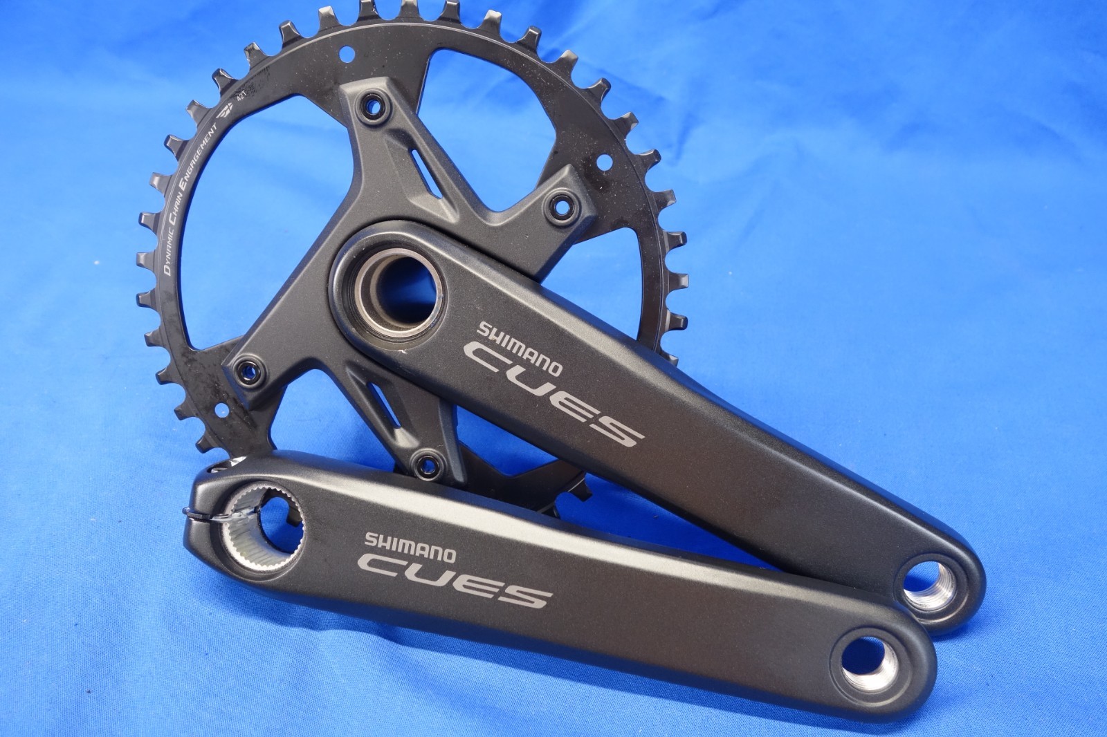 New Shimano Cues FC-U6040 1 x 11 Speed Bike Crankset, 42t, 175mm Arm Length