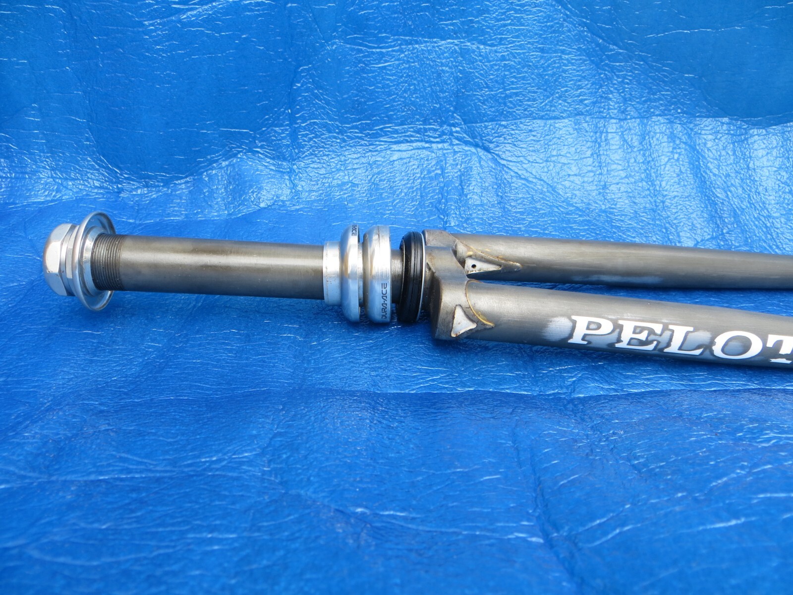 Peloton 1 Inch Front Fork 158mm Steering Column + Shimano Dura Ace NJS Headset