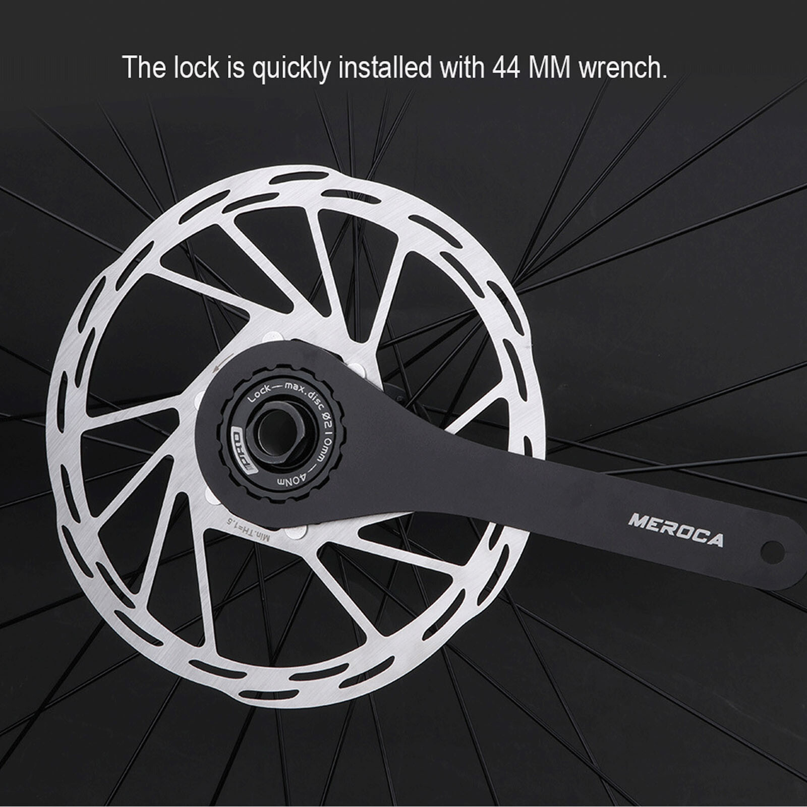 MTB Bike Centerlock Rotor Disc Brake 140/160/180/203mm Center Lock IS/PM Adapter