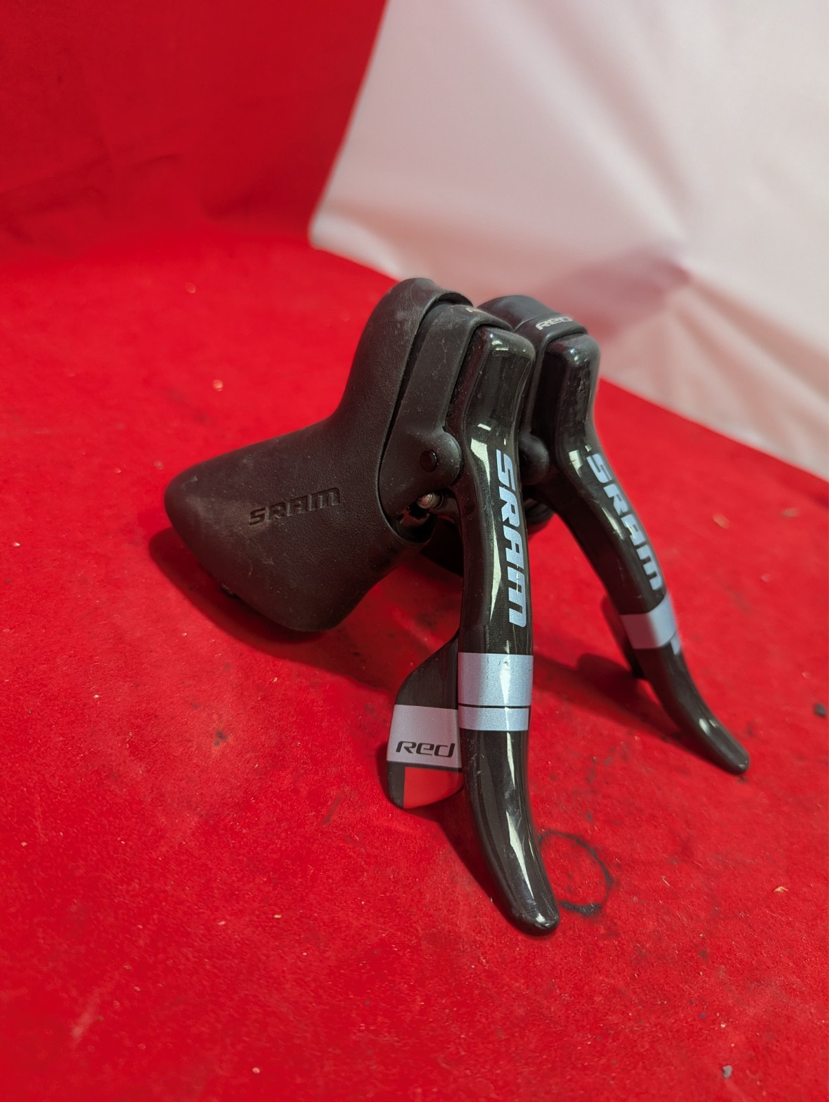 SRAM Red 22 Doubletap Rim Brake Mechanical 11-Speed Carbon Road Shifters 292g