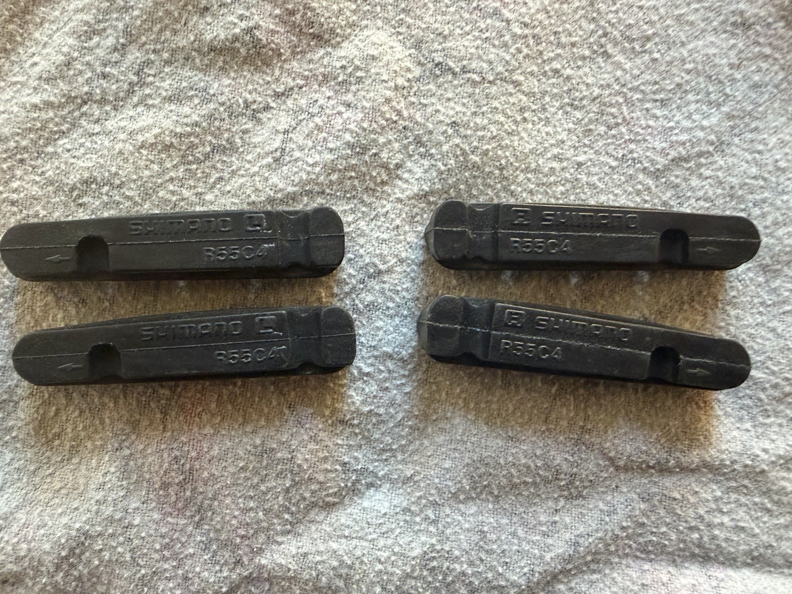 Pack of 2 Shimano R55C4 Road Brake Pads Pair Cartridge – Long Lasting Rubber