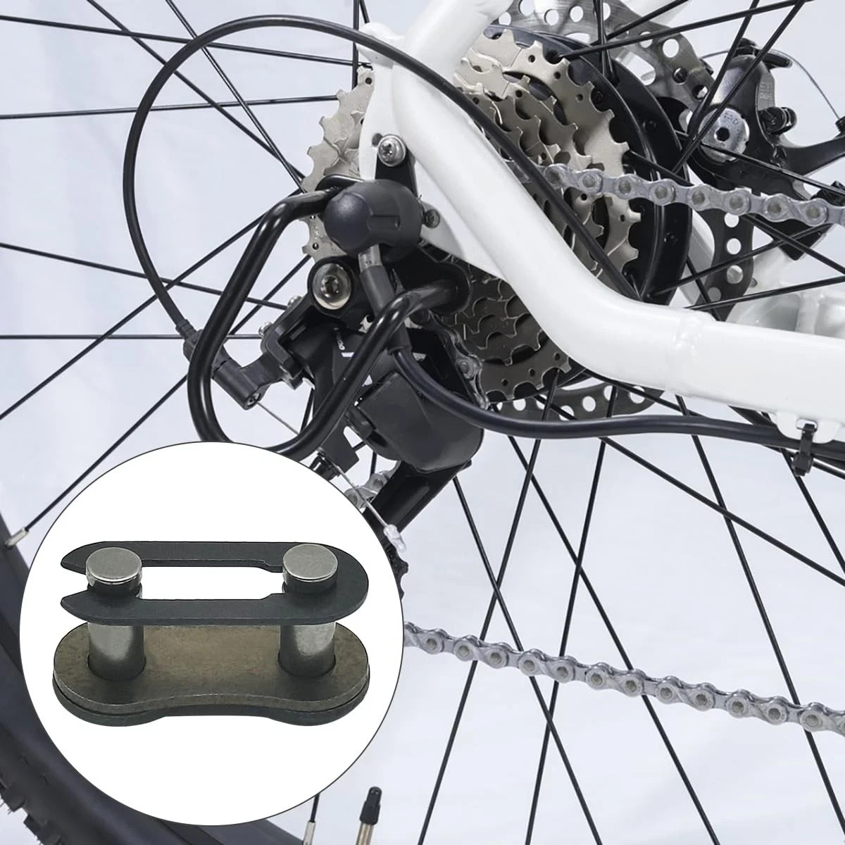 20 Pairs Bike Chain Master Link, 6/7/8/9/10/11/12 Single Speed Chain Replacement