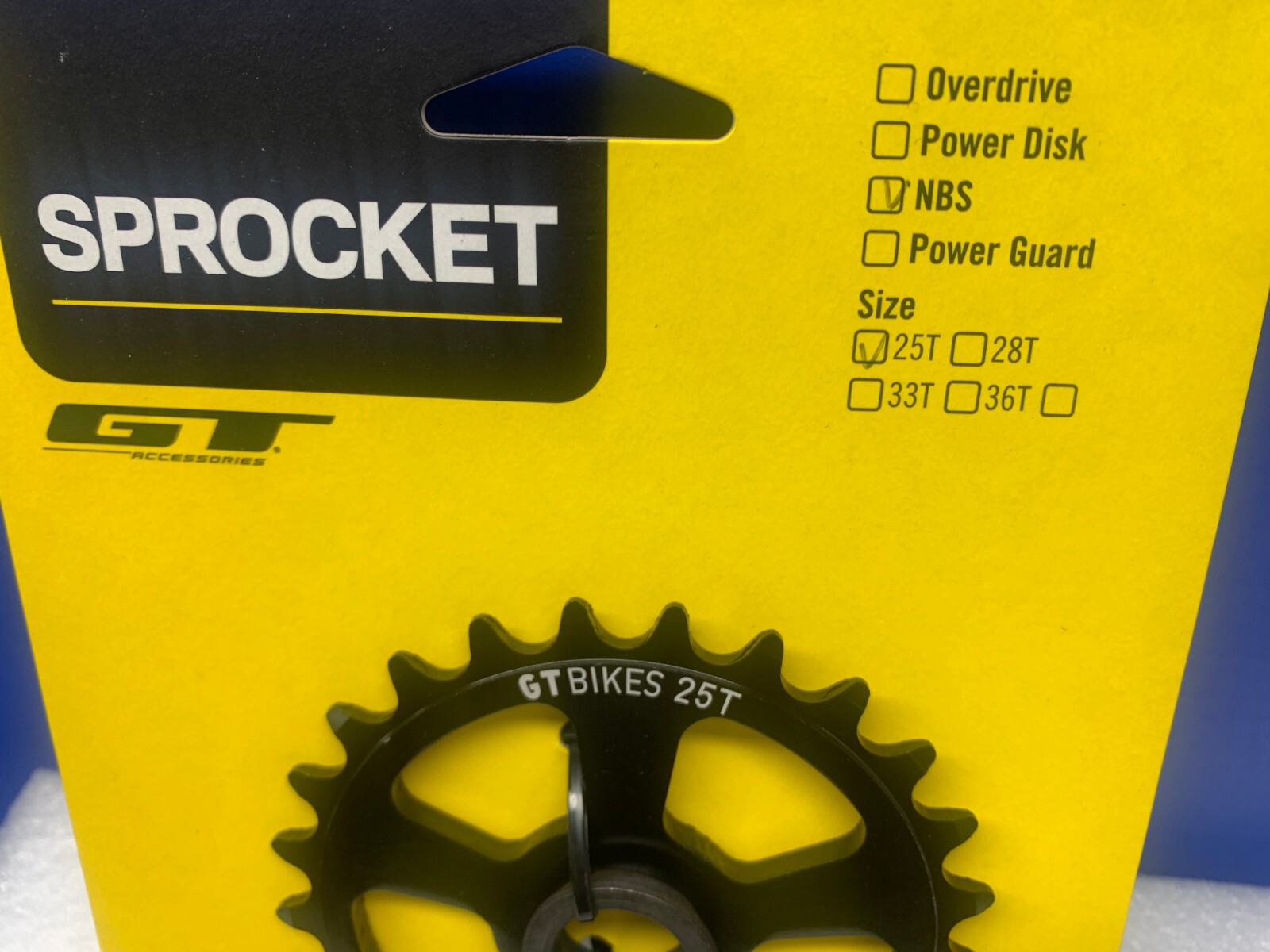 GT BMX SPROCKET 25TH / BLACK /
