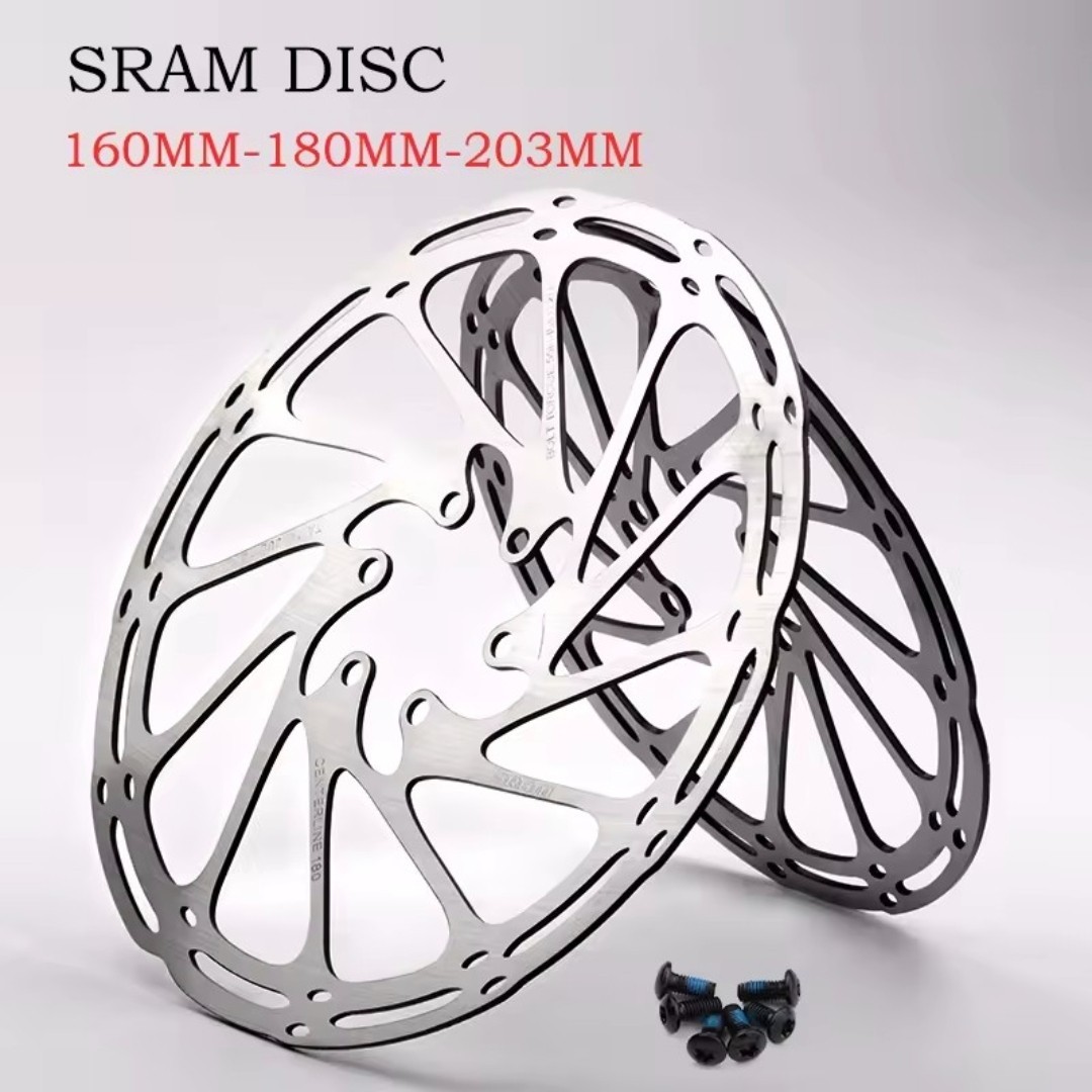 SRAM Centerline 160mm, 180mm, 203mm Brake Rotor bikes