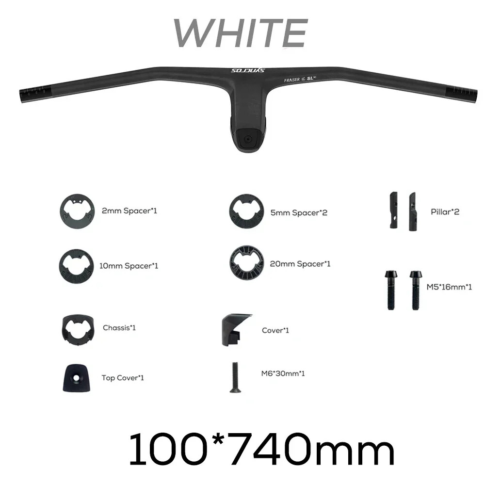 740MM Carbon MTB Bicycle Integated Handlebar Handlebar FRASER IC SL WC -20°