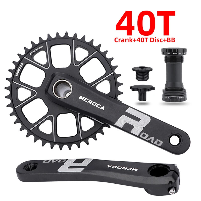 Road Crank 170mm Arm 40T/42T Sprocket Road Bicycle Crankset 9S 10S 11S 12S