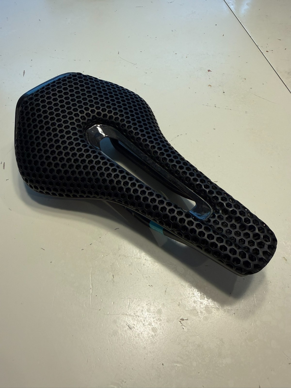 Ryet 3D Printed Full Carbon Bicycle Saddle 145mm w/ 7×9 carbon rails