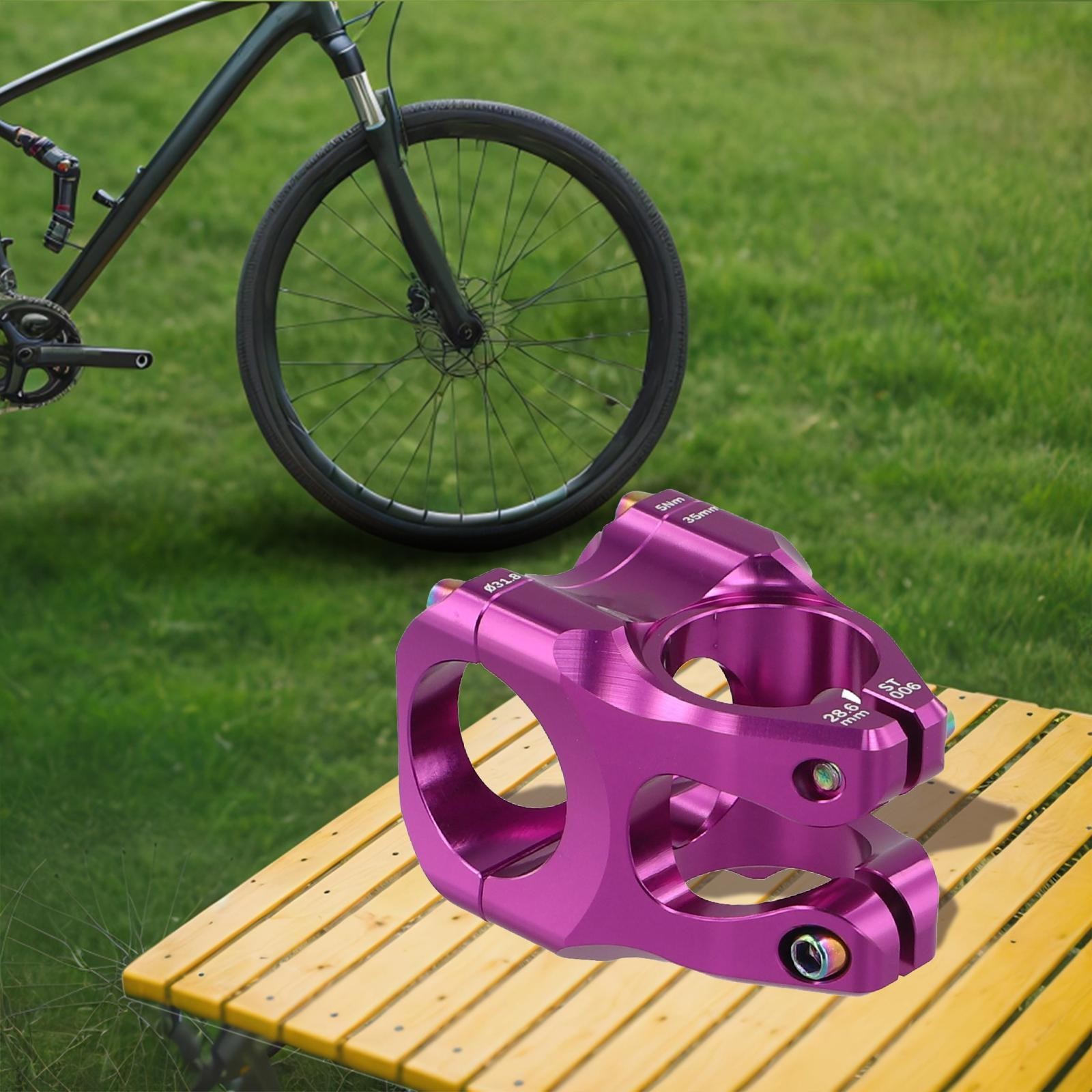 Mirror Polished DH AMEnduro CNC Bicycle Stem for Mountain Bikes 31 8mm