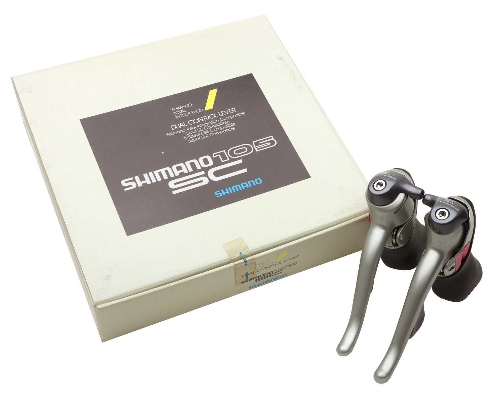 Shimano 105 SC ST-1055 Shift/Brake Lever Set STI SIS 2x8s NOS NEW
