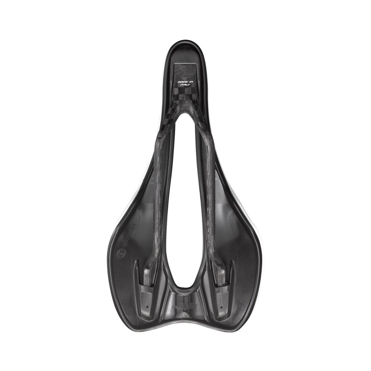 Selle Italia saddle SLR BOOST SUPERFLOW KIT CARBONIO S3 size WHITE carbon rails