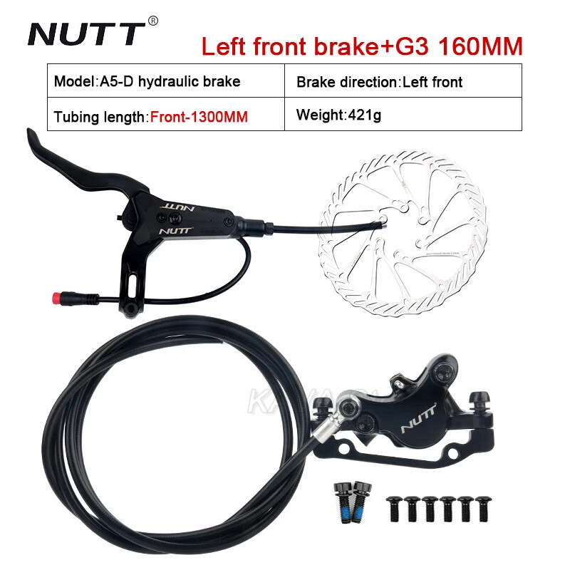 Electric Scooter E-Bike Hydraulic Disc Brake 140 160 180mm