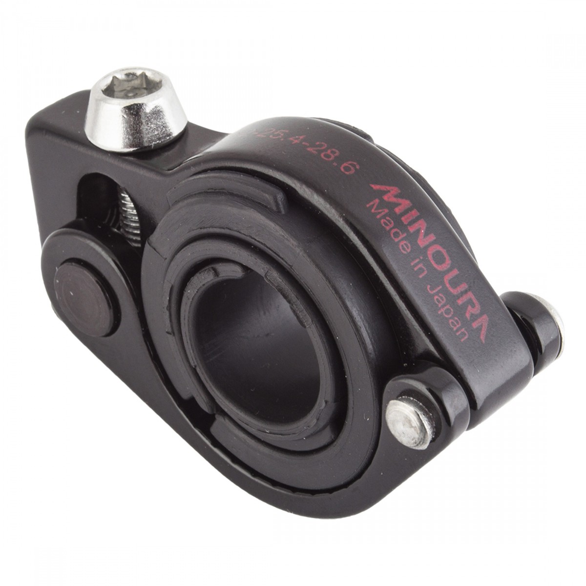 Minoura LW Clamp System 22.2-28.6mm Lightweight Aluminum Bicycle Mounting Clamp
