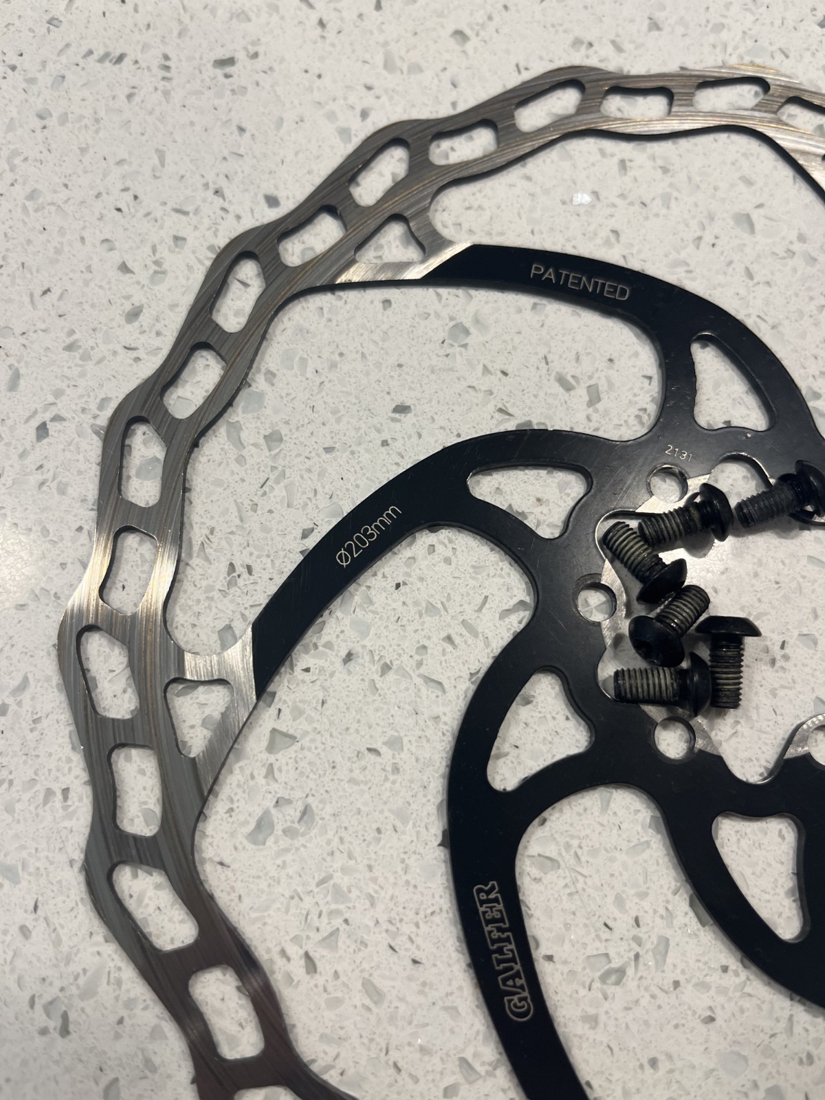 Galfer Wave Mountain Bike MTB E-Bike Disc Brake Rotor – 203mm, 6-Bolt