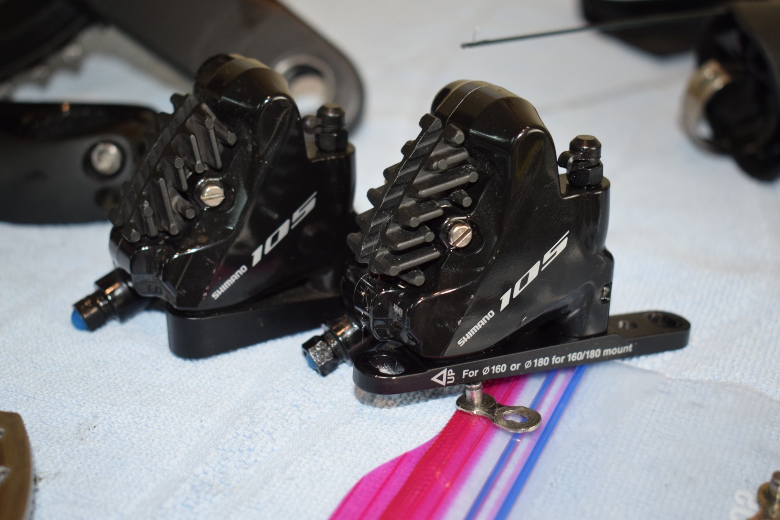 NICE! Shimano 105 R7100 11-Speed Mechanical Disc Brake Groupset (72.5 Cranks)