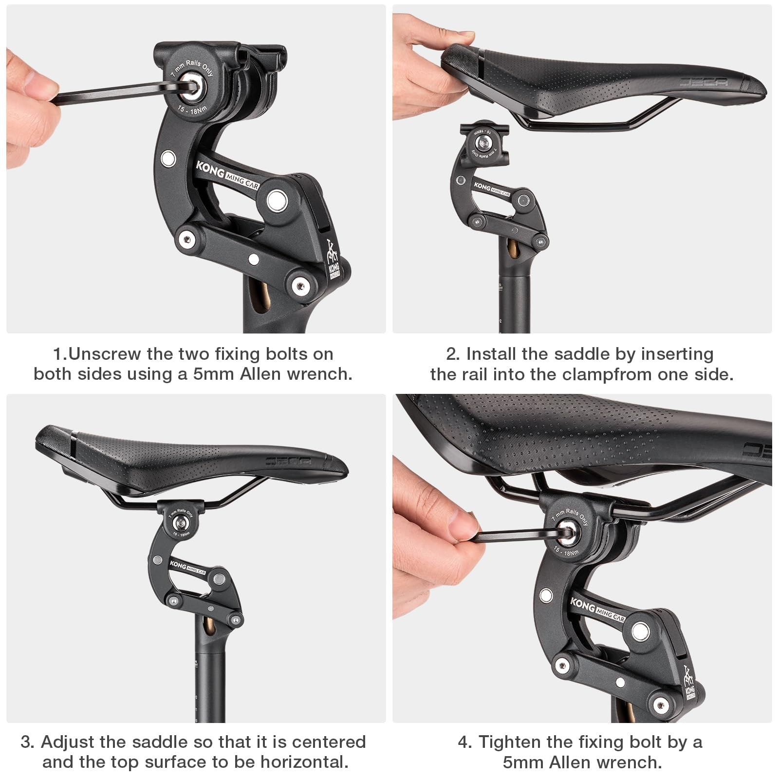 Suspension Seatpost 27.2/30.9/31.6 x 365mm – Parallelogram Suspension Seatpost…