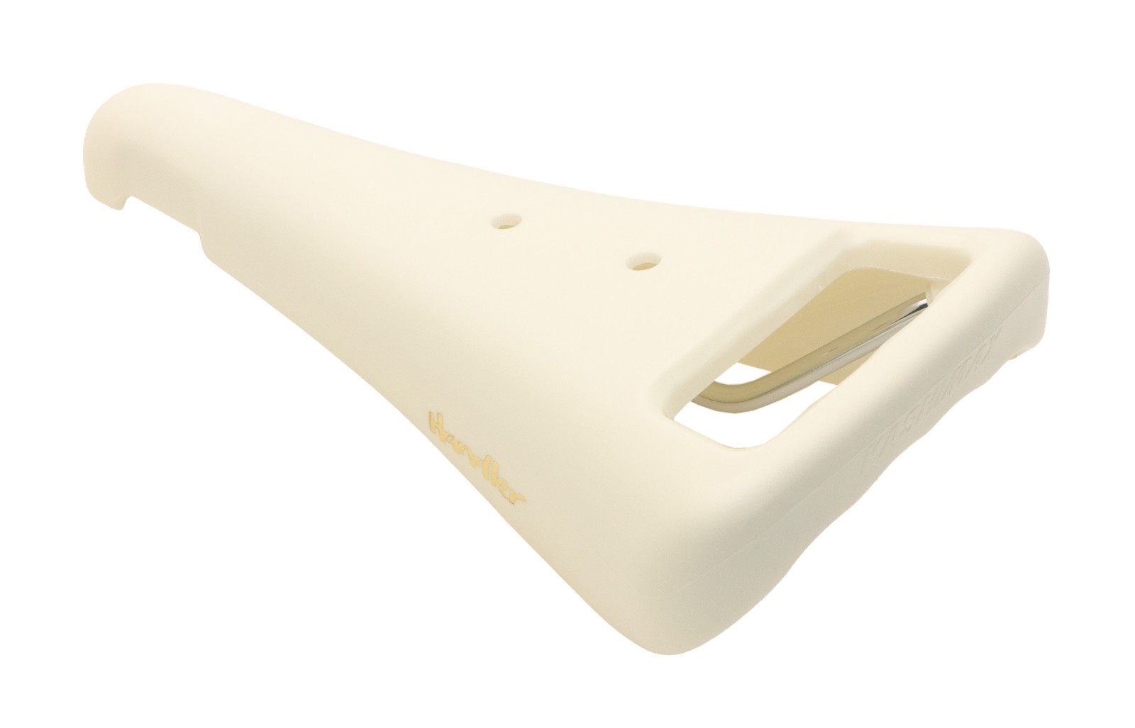Kashimax FS Handler Saddle Non-Padded Steel Rails Nylon White /w Handle NOS NEW