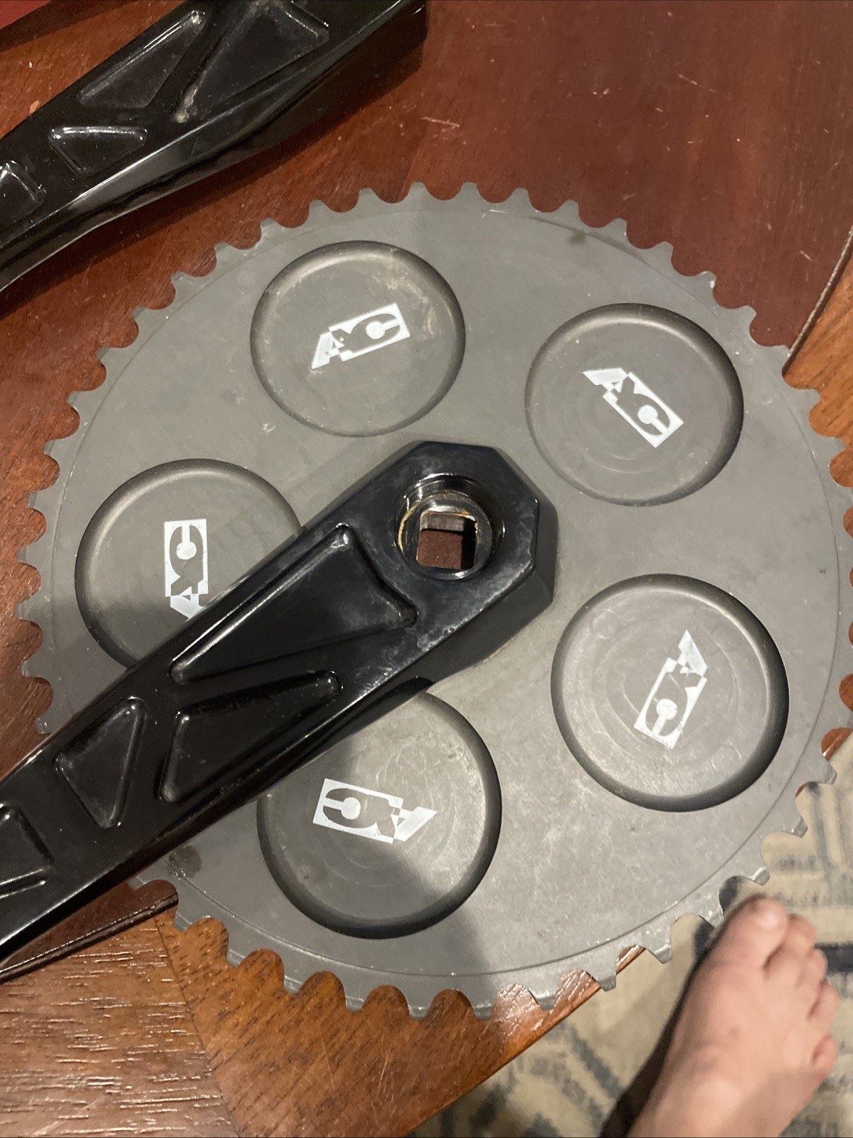 AC Components Downhill Crankset And Chain Guides