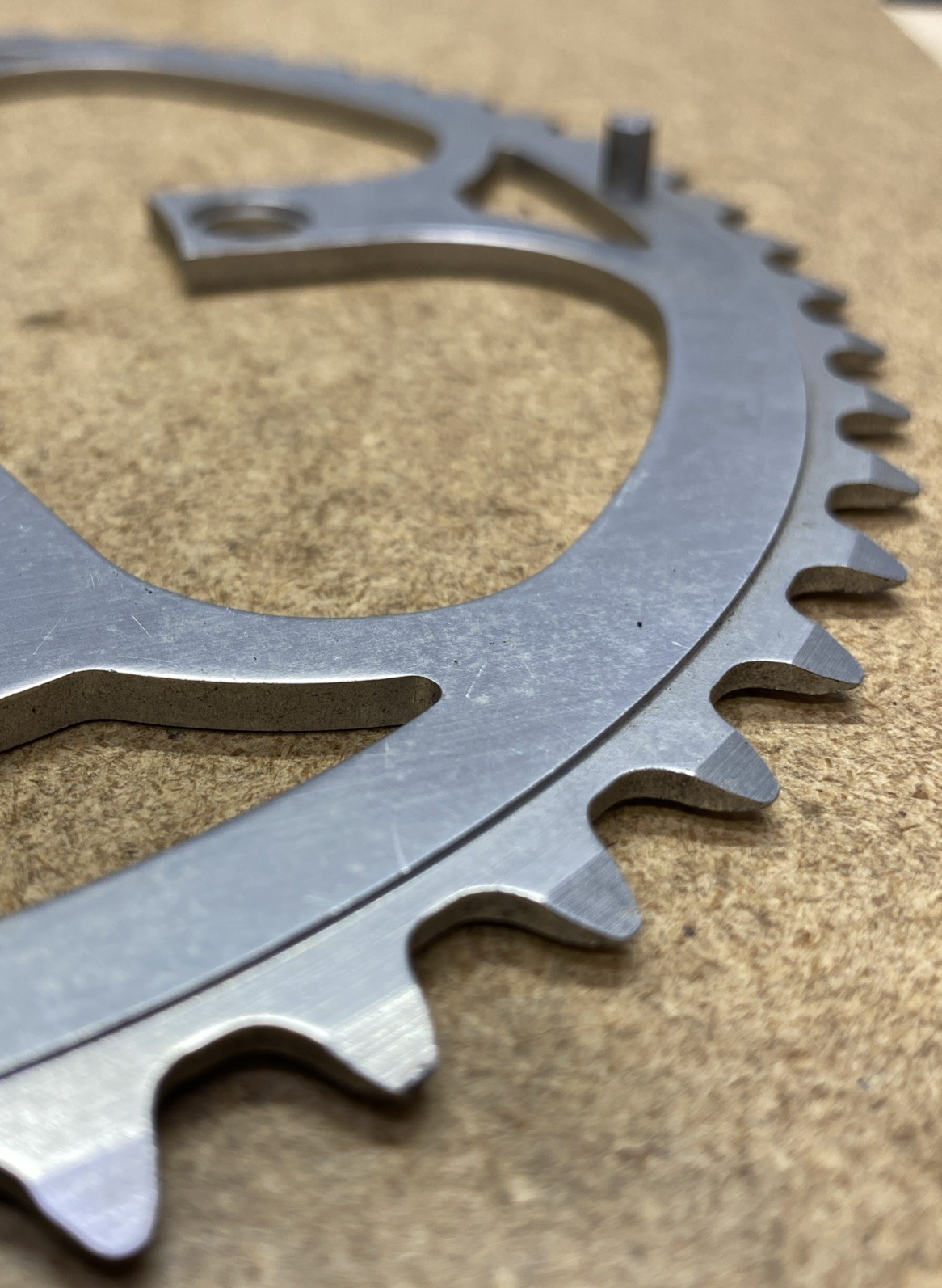 NOS Vintage RItchey Logic Alloy Chainring 110BCD 53T Made in Japan RARE!