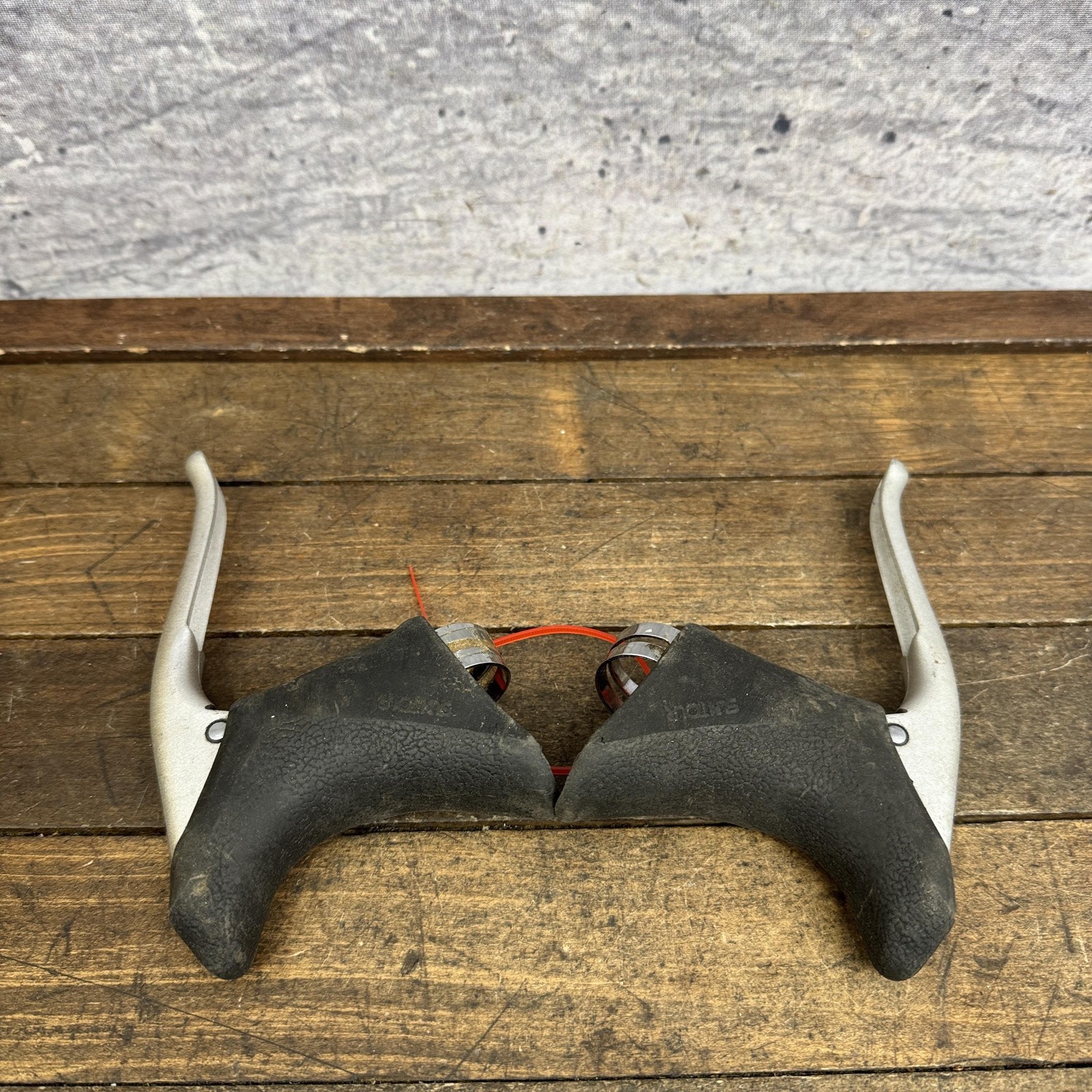 Vintage Suntour Road Bike Brake Levers Hoods Aero Pair Cyclone Superbe No Spring