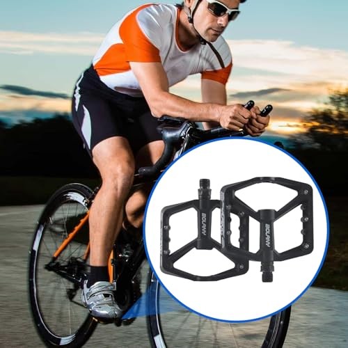 Mountain Bike/MTB Pedals Bicycle Flat Pedals Aluminum 9/16″ Sealed Bearing