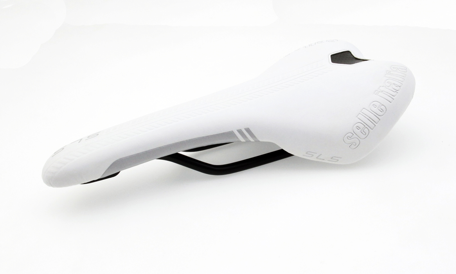 Selle Italia SLS Road MTB eBike Bicycle Saddle Manganese-rails Seat in White