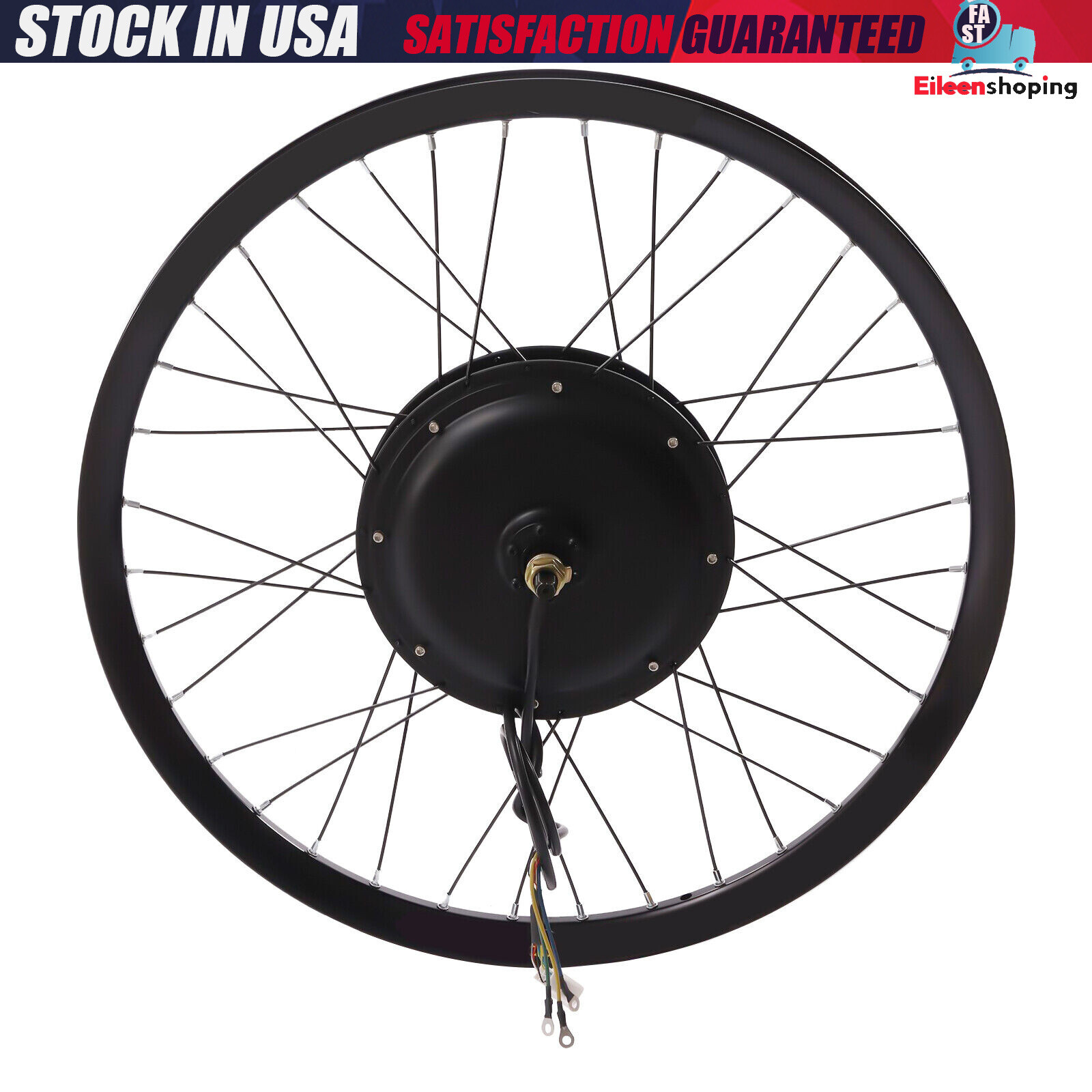 2000 Watt E Bike Motor 27.5″ inch Rear Wheel LCD Electric Bicycle Conversion Kit